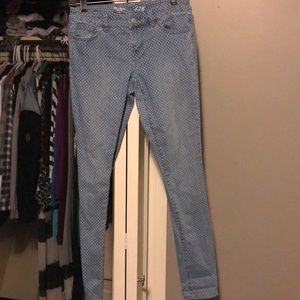 Limited polka dot jeans.